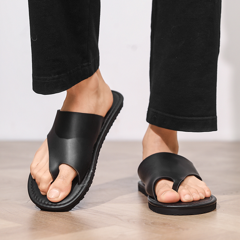 Flip Flop Leather Men - High Quality Mens Slippers Fashion Flip