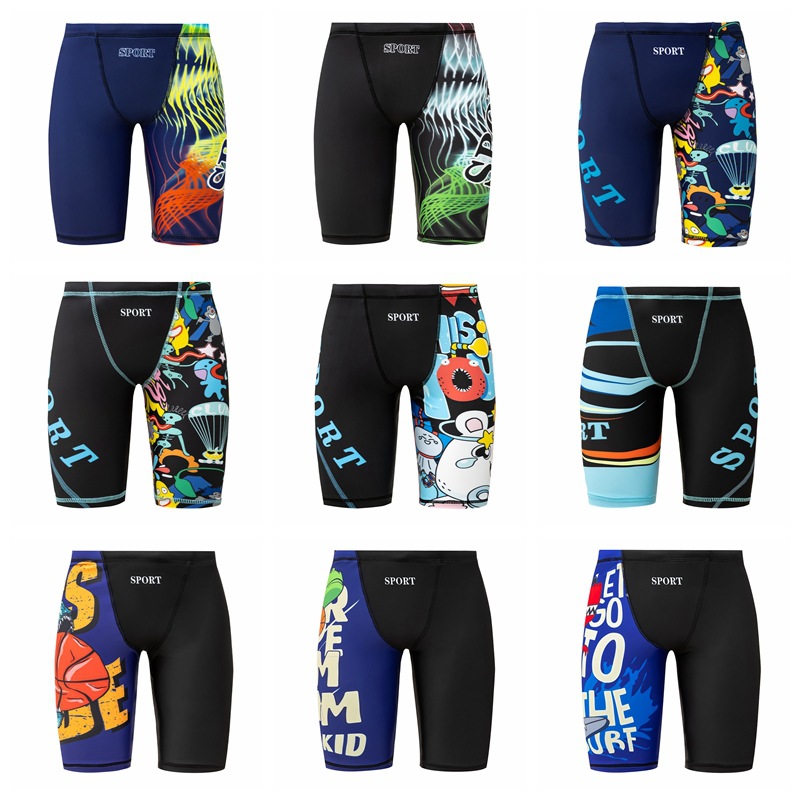 Swim Trunk Quick Dry - Men Swimming Shorts 2026 New Cartoon