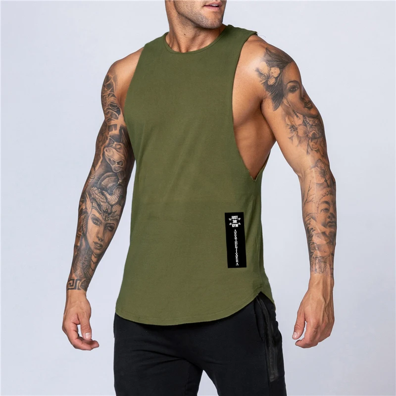 Tank Top Muscle - Summer Men Cotton Breathable Sleeveless Gym