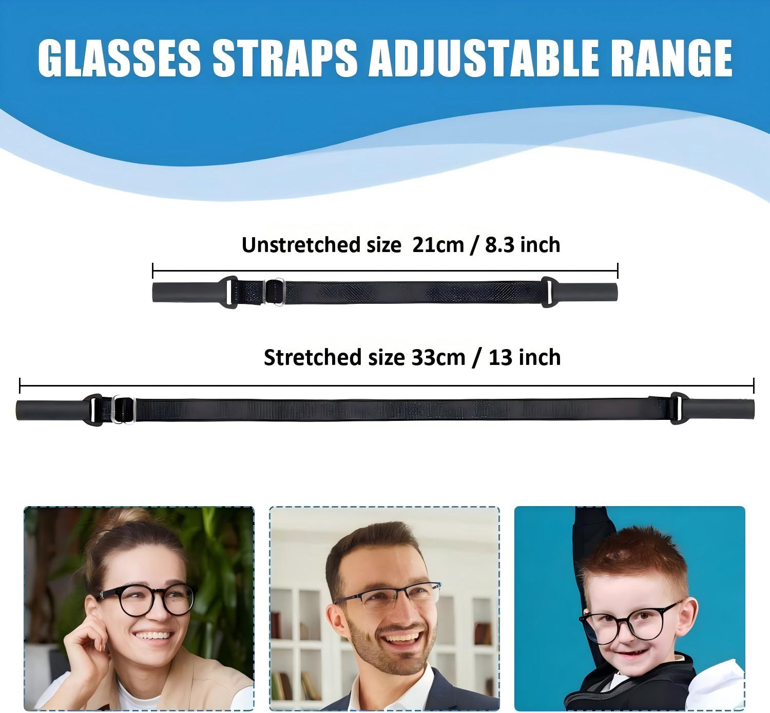 4Pcs Adult Glasses Straps (8.3 - Sunglass Retainer Cord 评论和价格