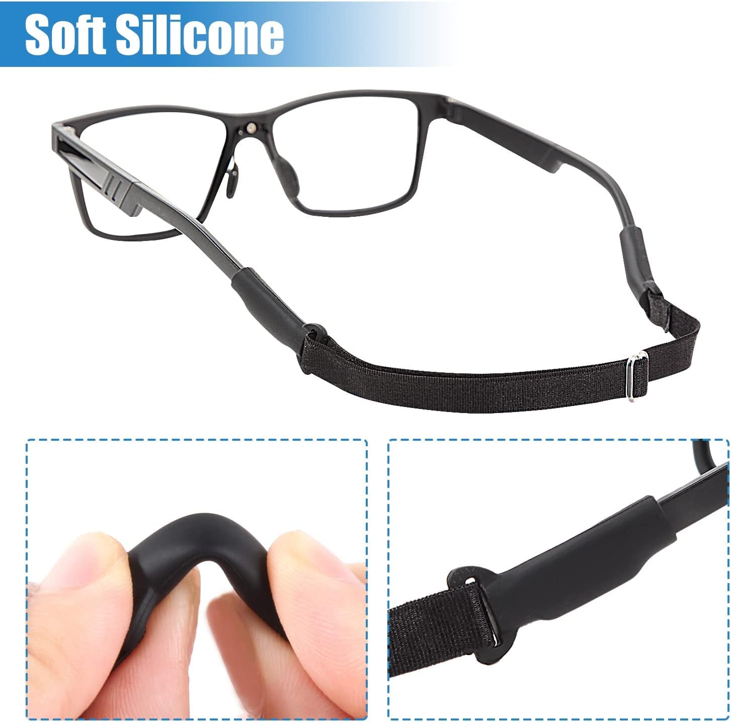 4Pcs Adult Glasses Straps (8.3 - Sunglass Retainer Cord 评论和价格