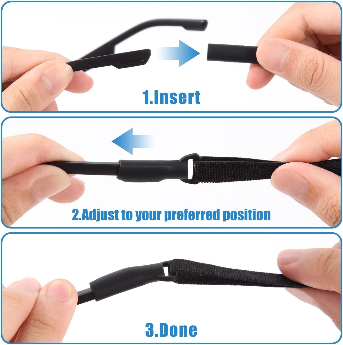 4Pcs Adult Glasses Straps (8.3 - Sunglass Retainer Cord 评论和价格