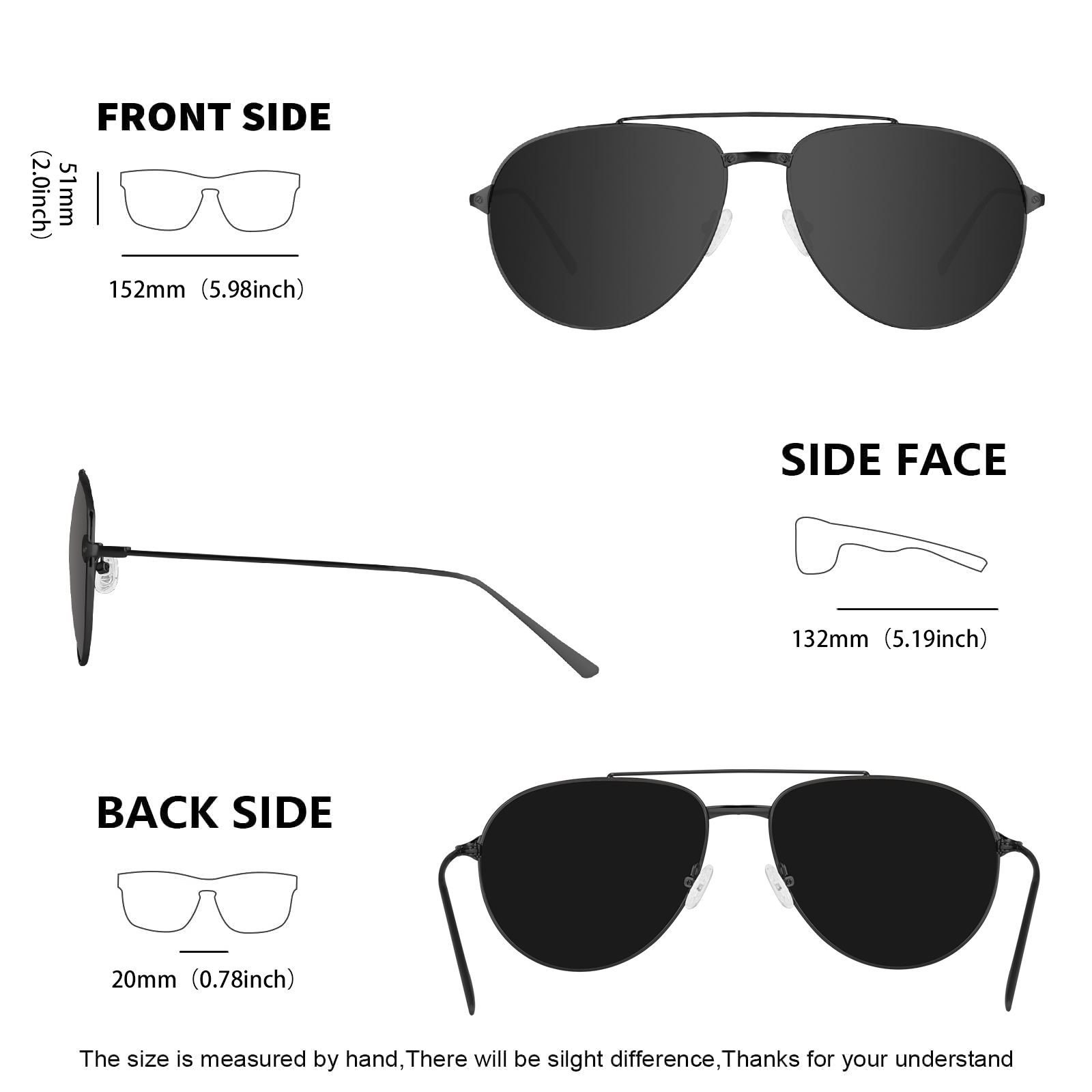 MAXJULI Aviator Sunglasses for - Sunglasses Aviator Polarized 评论和价格