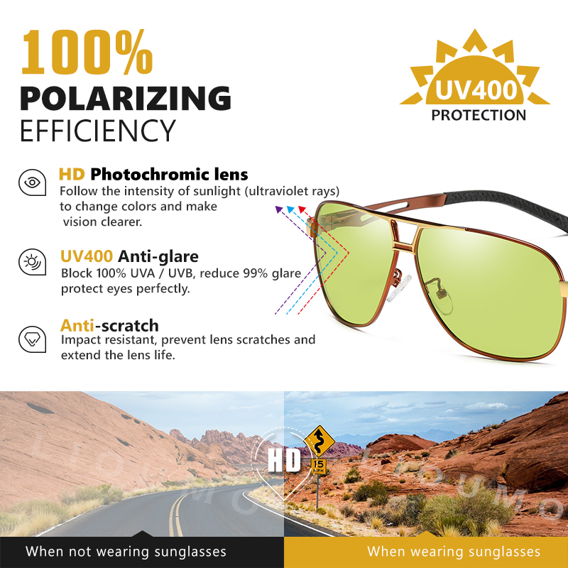 LIOUMO Design Aviation Polariz - Sunglasses Aviator Polarized 评论和价格