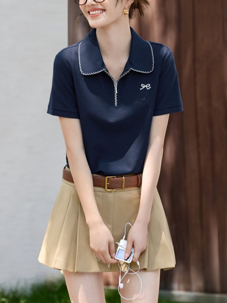 Women's Slim Fit Figure Flatte - Polo Shirt Pique 评论和价格