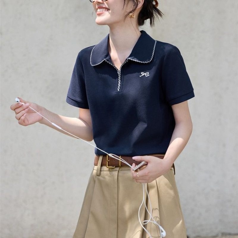 Women's Slim Fit Figure Flatte - Polo Shirt Pique 评论和价格