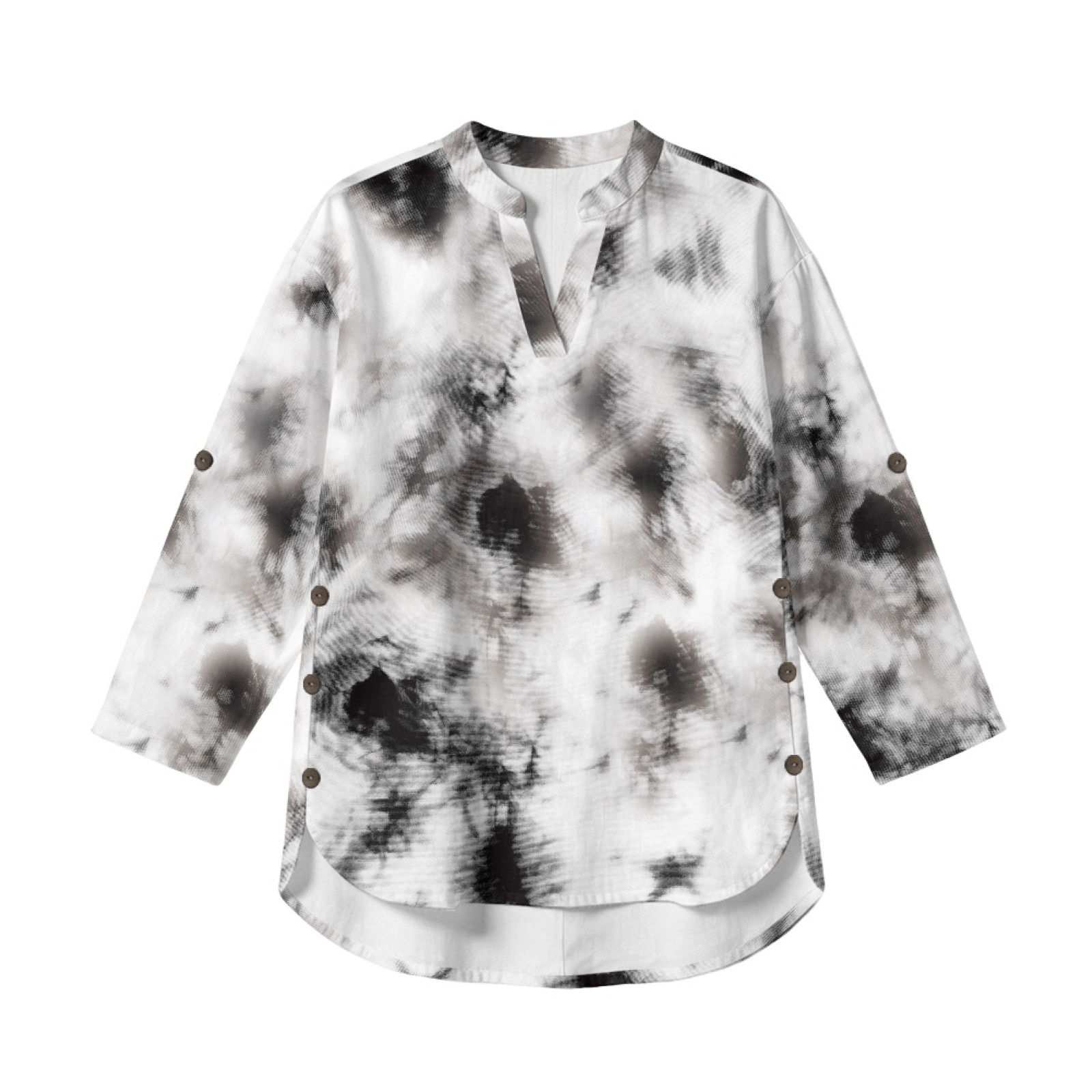 INSTANTARTS Women'S Linen V-Ne - Linen Shirt Breathable 评论和价格