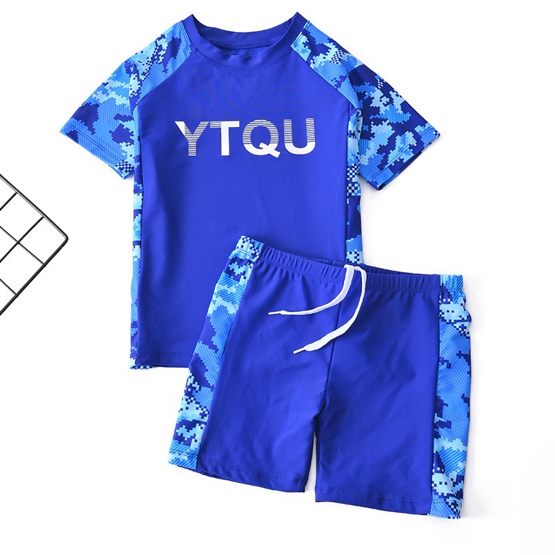 2026 Children's Two-piece Swim - Swim Trunk Quick Dry 评论和价格