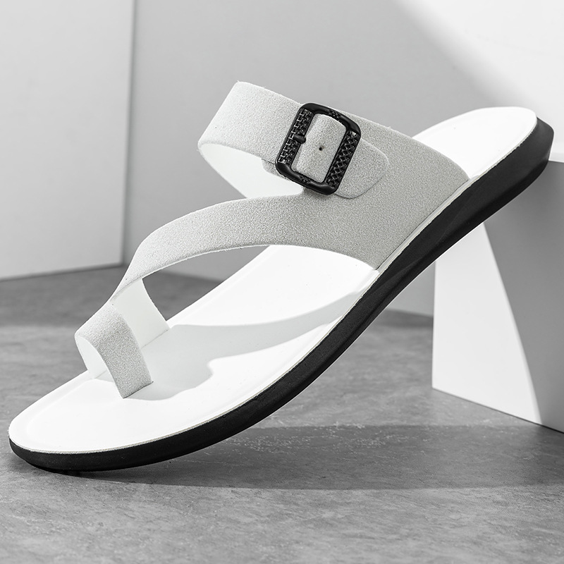2026 New Summer Handmade Leath - Flip Flop Leather Men 评论和价格