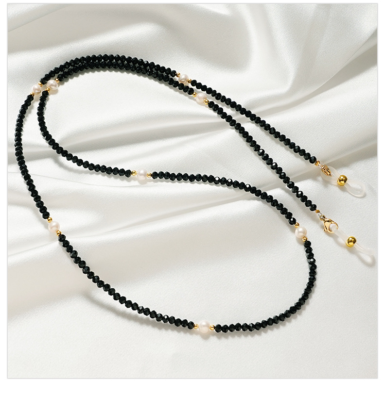 Pearl Crystal Glasses Chain wo - Sunglass Retainer Cord 评论和价格