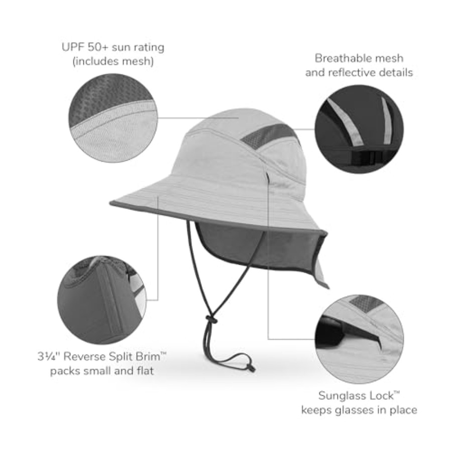 Ultra Adventure Hat - UPF 50+  - Packable Hat Nylon 评论和价格