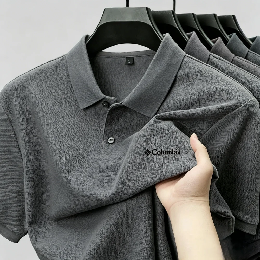 Men'sSummerShort-SleeveSolidCo - Polo Shirt Pique 评论和价格