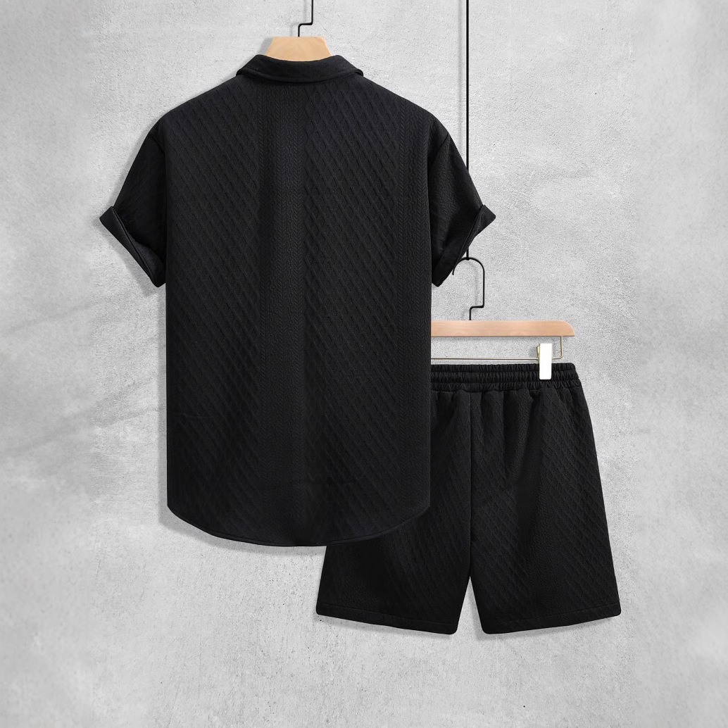 Summer New Men's Casual White  - Shirt Camp Collar 评论和价格
