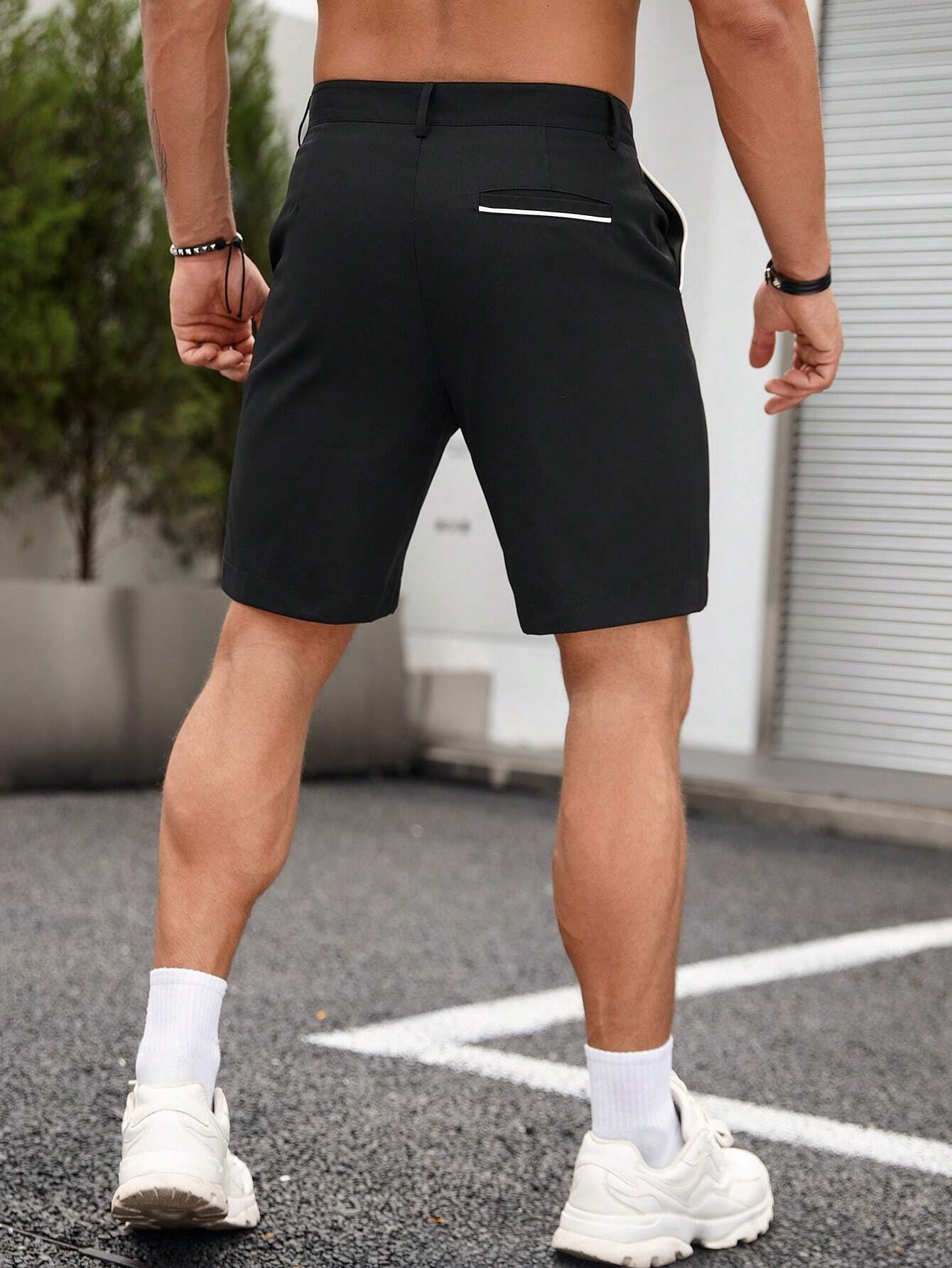 Men's Business Casual Chino Sh - Shorts Chino Slim 评论和价格