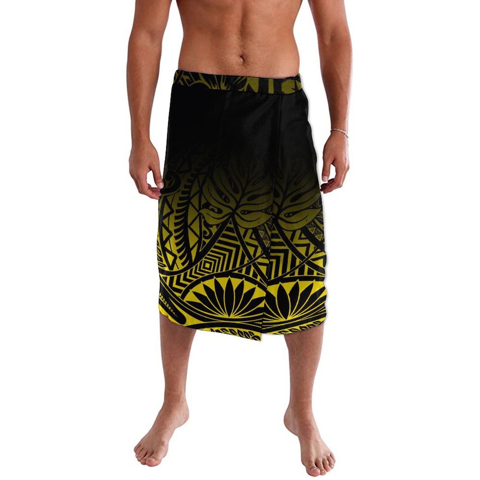 Hot Hawaiian Ethnic Style Men' - Sarong Men Wrap 评论和价格