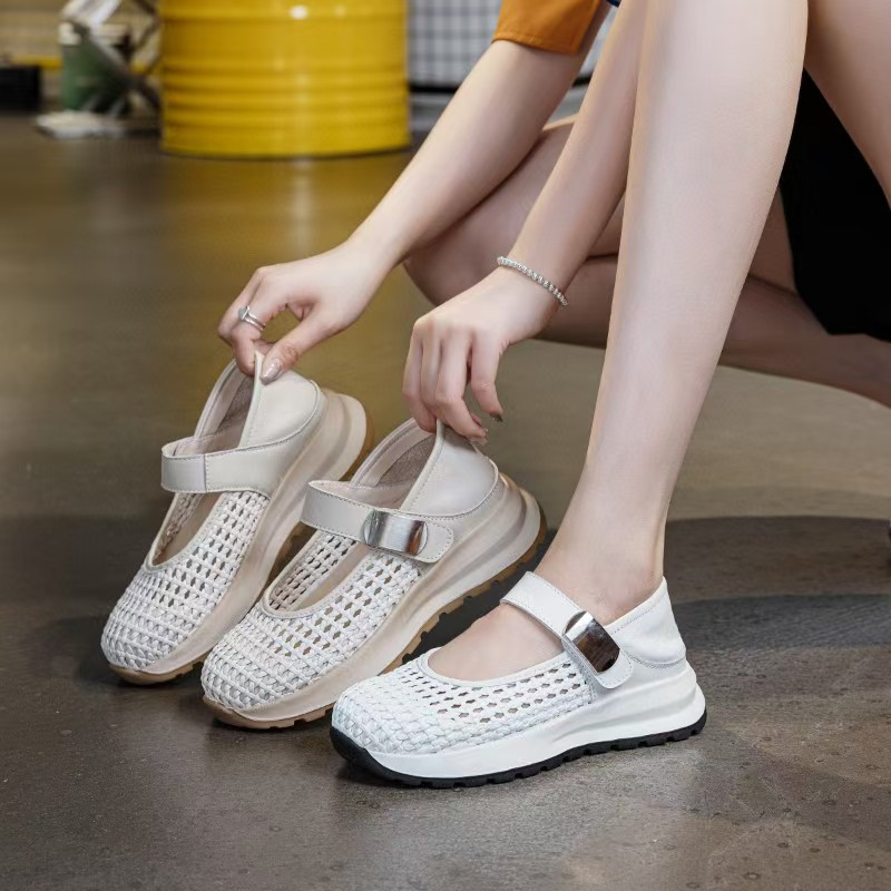 Women's Genuine Leather Braide - Espadrille Slip On 评论和价格