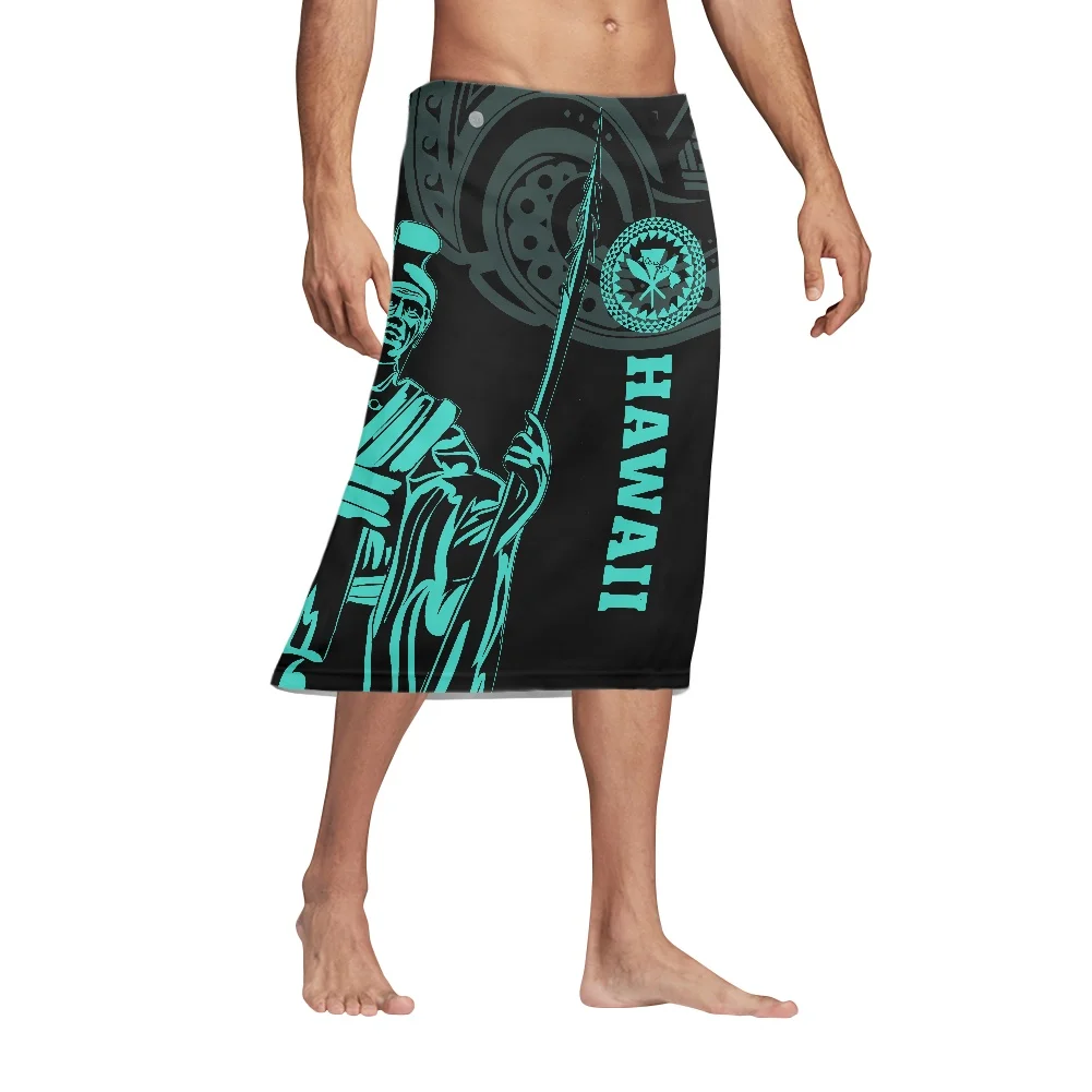 Polynesian Tribal Tattoo Print - Sarong Men Wrap 评论和价格