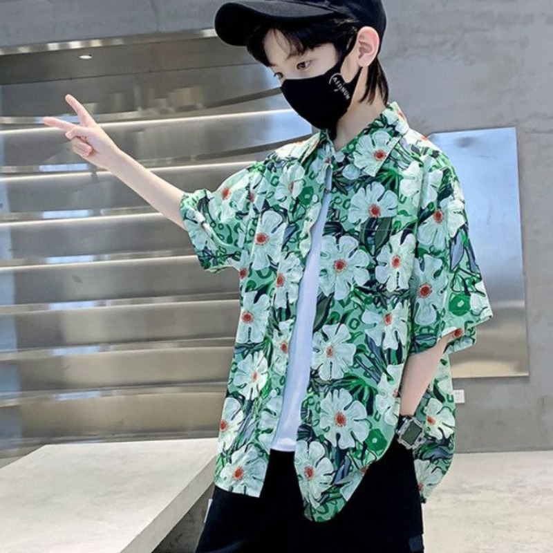 Boys' Floral Shirt Summer Set  - Resort Shirt Floral 评论和价格