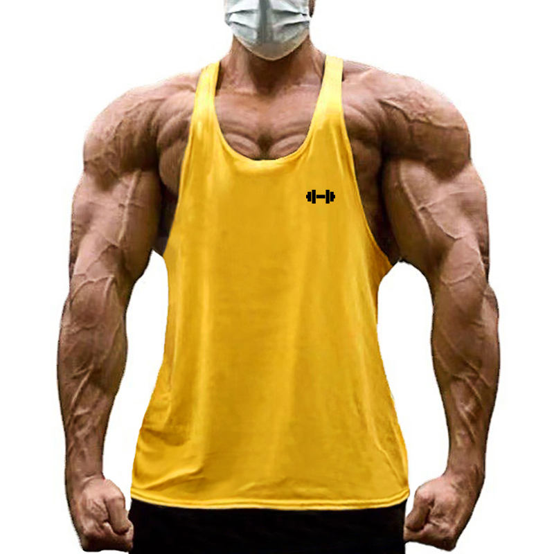 Summer Men Cotton Fitness Slee - Tank Top Muscle 评论和价格