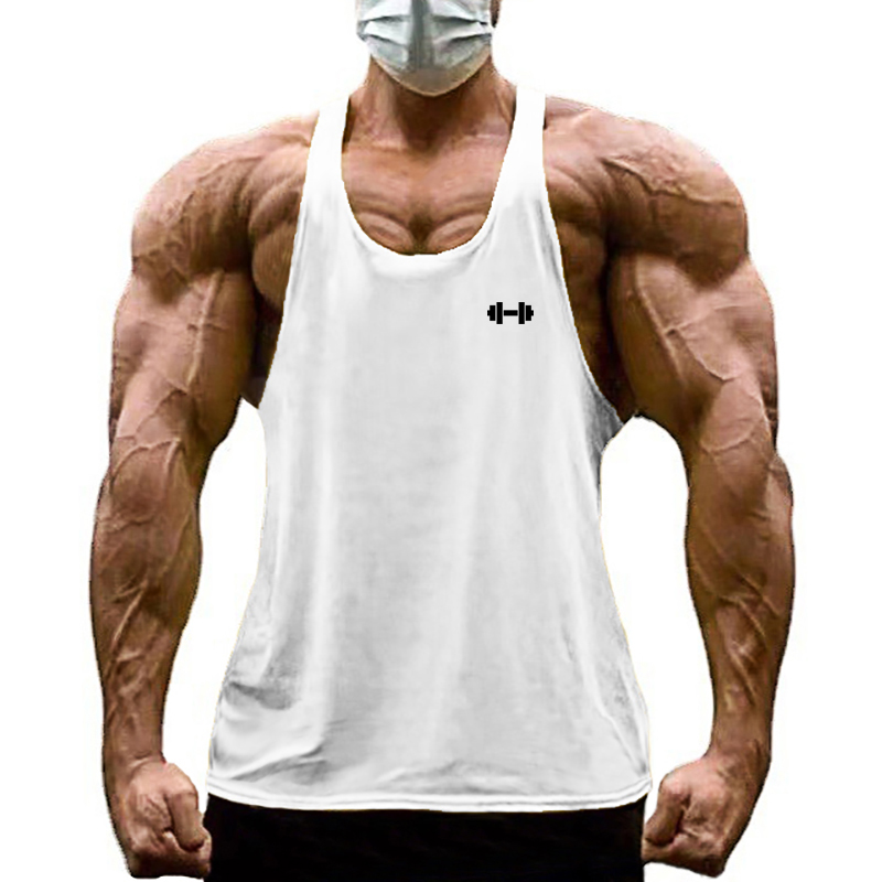 Summer Men Cotton Fitness Slee - Tank Top Muscle 评论和价格