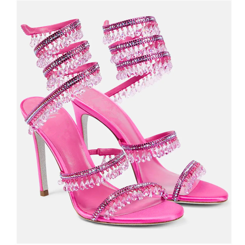 2026 Women's High Heels New Rh - Casual Sandal Leather 评论和价格