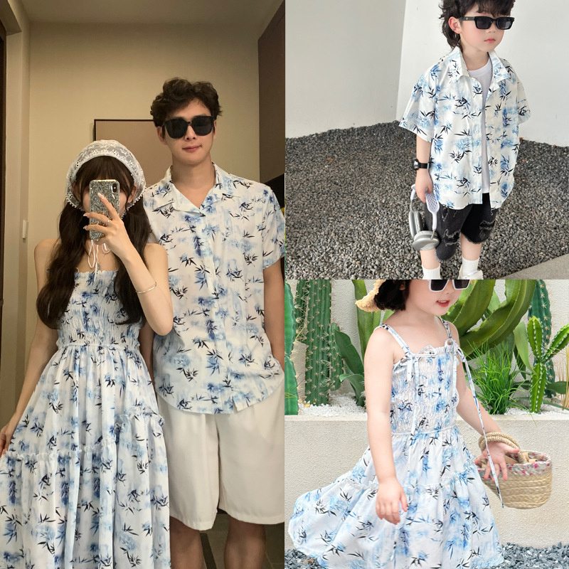 Resort Couple Look Parents and - Resort Shirt Floral 评论和价格