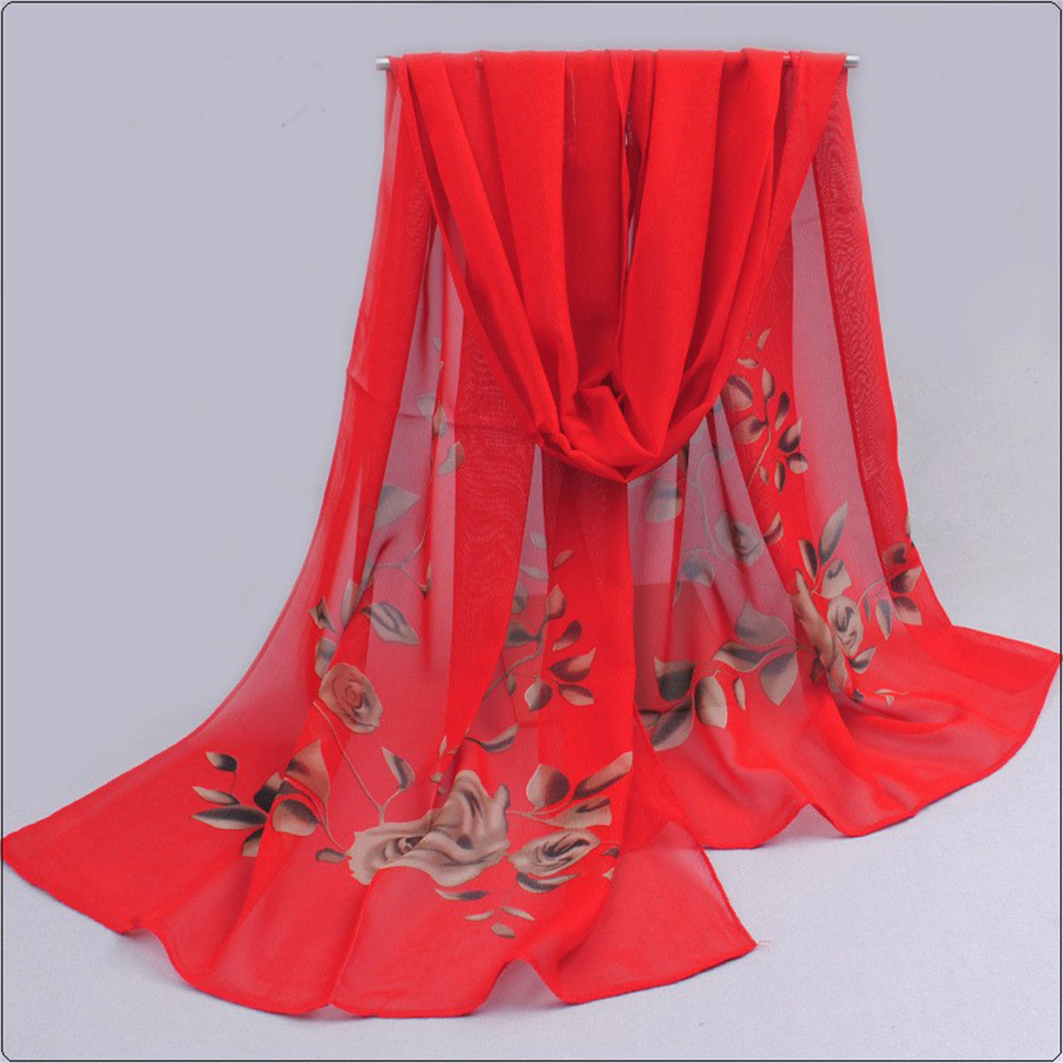 1pcs Chiffon Scarf Simple Eleg - Beach Towel Large 评论和价格