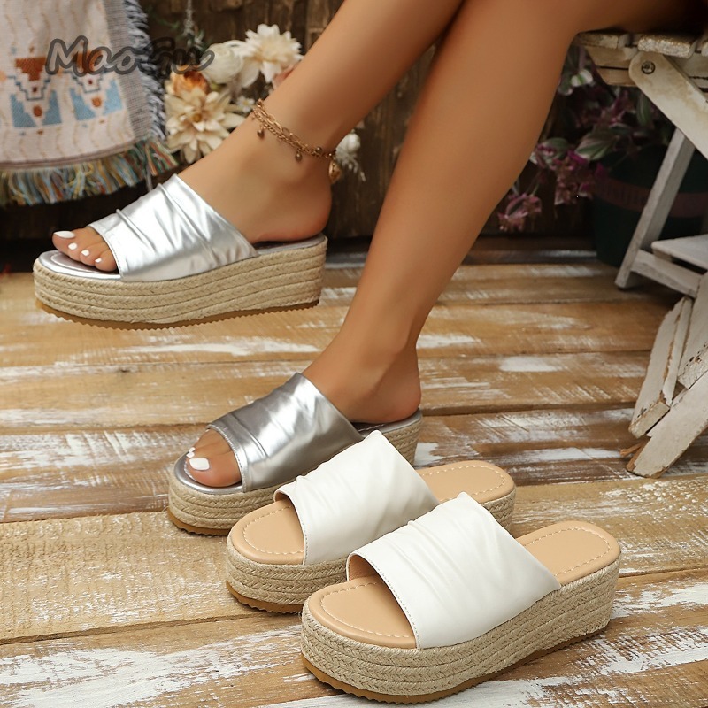 Women's Ruched Espadrille Wedg - Espadrille Slip On 评论和价格