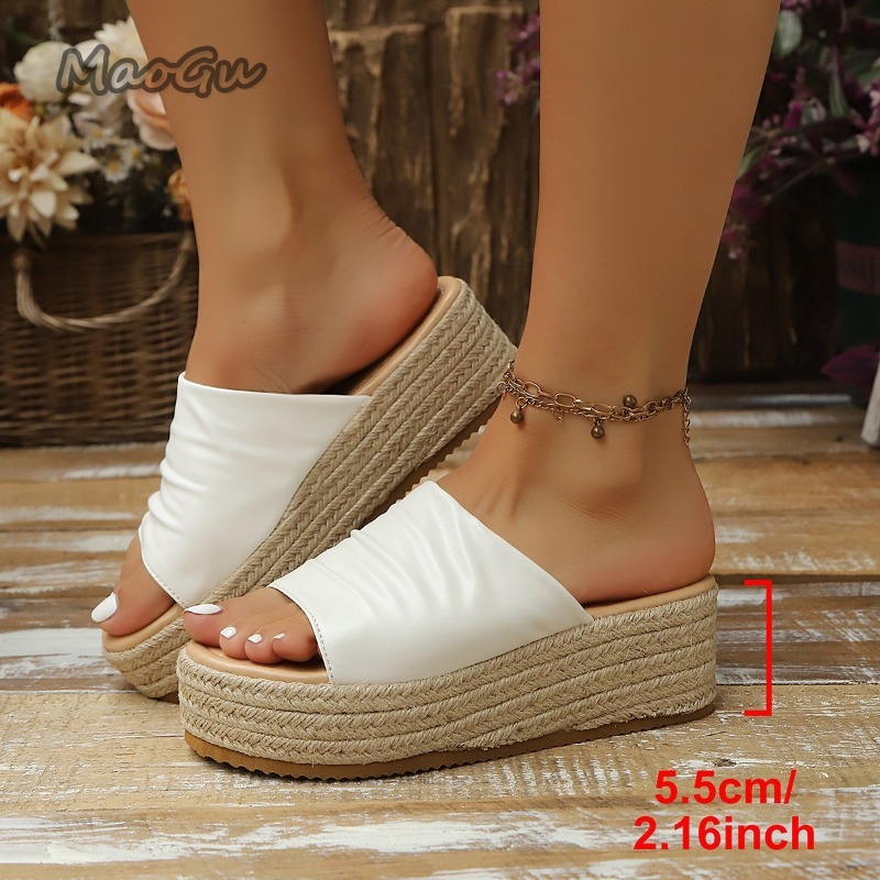 Women's Ruched Espadrille Wedg - Espadrille Slip On 评论和价格