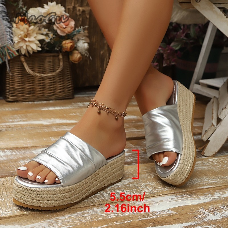 Women's Ruched Espadrille Wedg - Espadrille Slip On 评论和价格