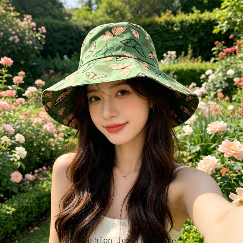 Printed Fisherman Hat With Pac - Packable Hat Nylon 评论和价格