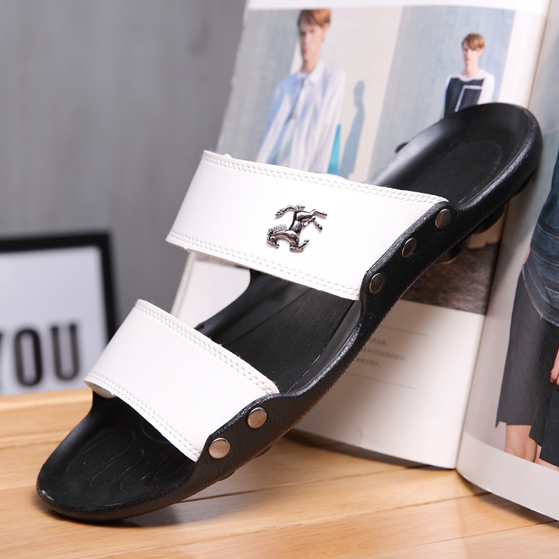 HKDQ Hot Sale Designer Slipper - Flip Flop Leather Men 评论和价格