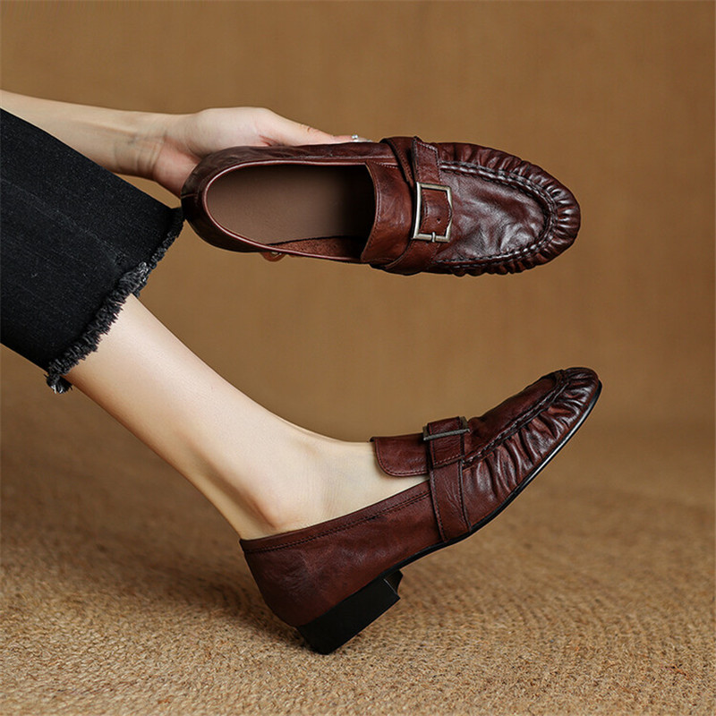 New Autumn Genuine Leather Wom - Casual Sandal Leather 评论和价格