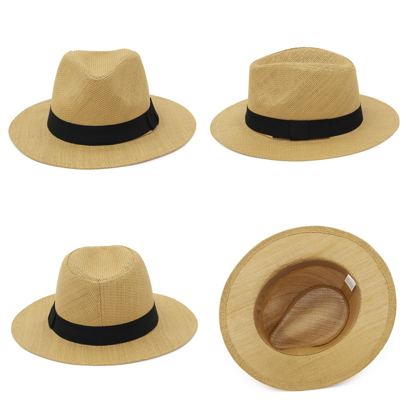 Summer Straw Panama Hat for Wo - Bucket Hat Straw 评论和价格