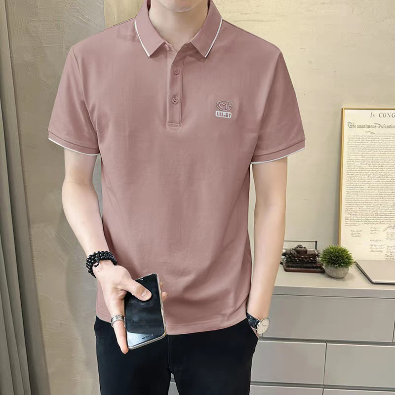 New Men's Polo Shirt Summer Sh - Polo Shirt Pique 评论和价格