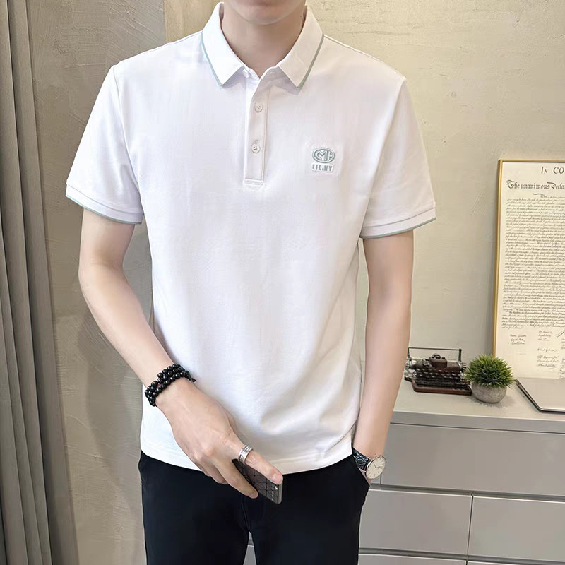 New Men's Polo Shirt Summer Sh - Polo Shirt Pique 评论和价格