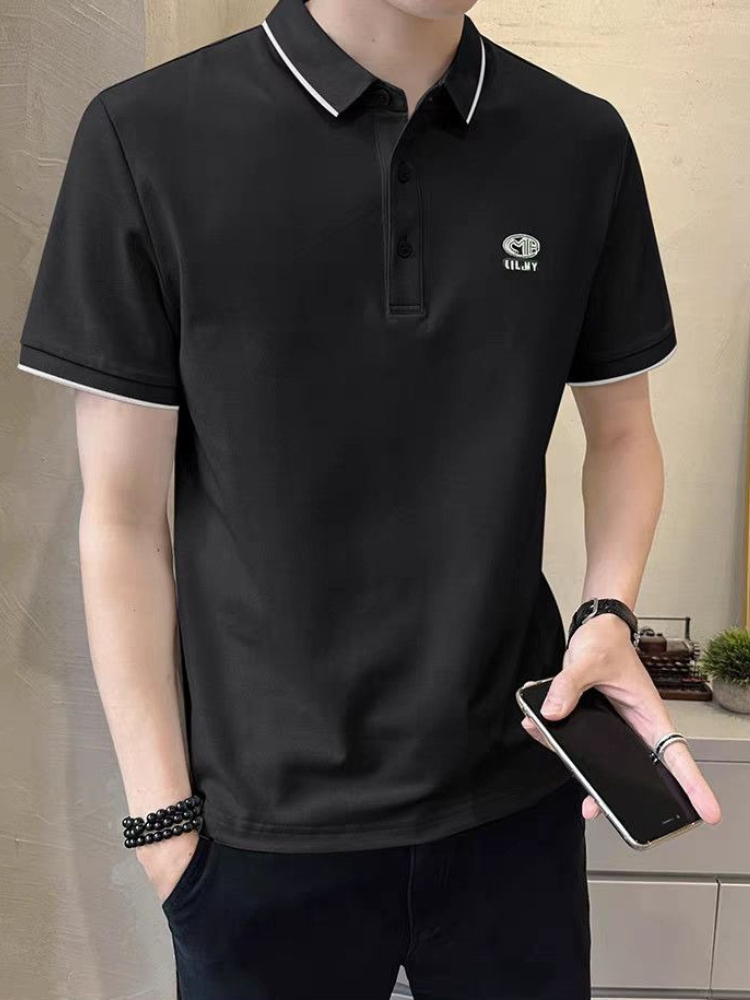 New Men's Polo Shirt Summer Sh - Polo Shirt Pique 评论和价格
