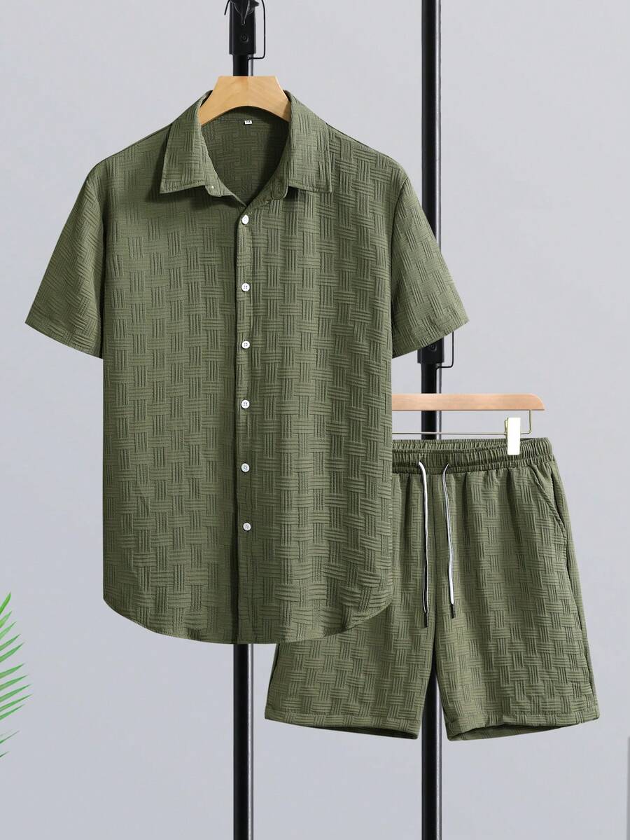 Manfinity RSRT Men's Mature Va - Short Linen Drawstring 评论和价格