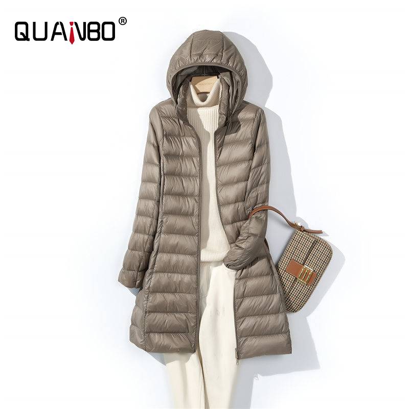 Women Long Puffer Jackets 2024 - Packable Hat Nylon 评论和价格