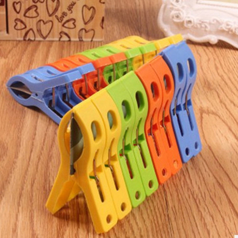 8ps/set Hanger Clips Large Pla - Beach Towel Large 评论和价格