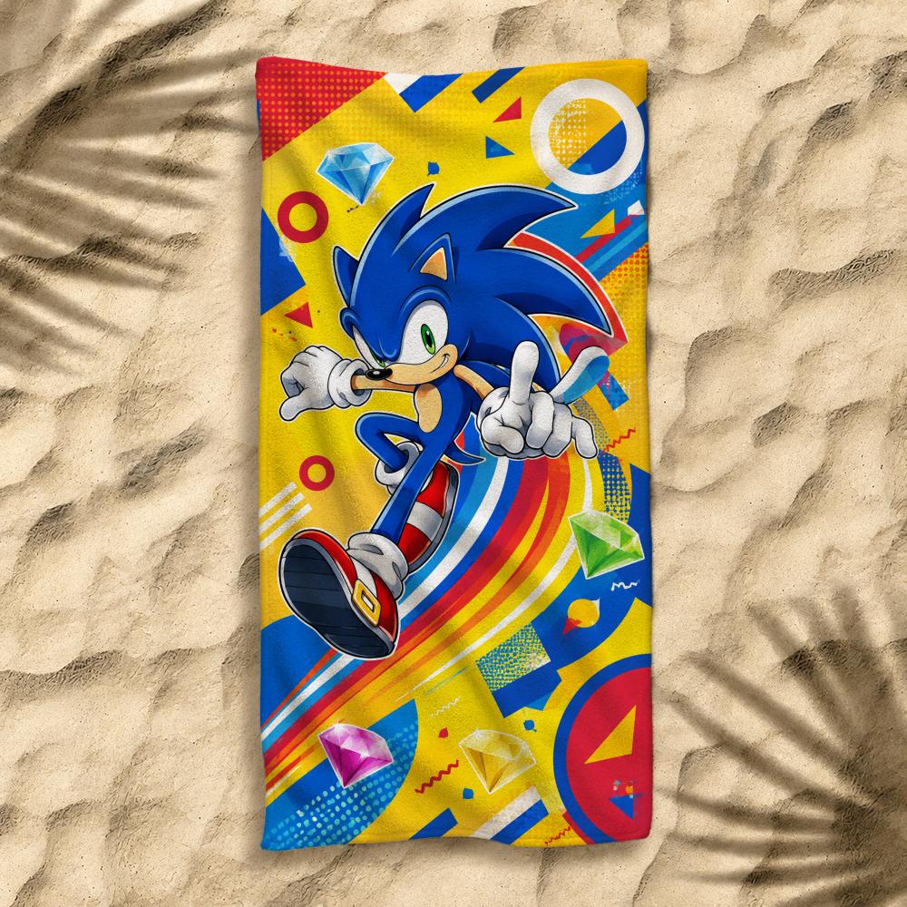 Character Sonic the Hedgehog T - Beach Towel Large 评论和价格
