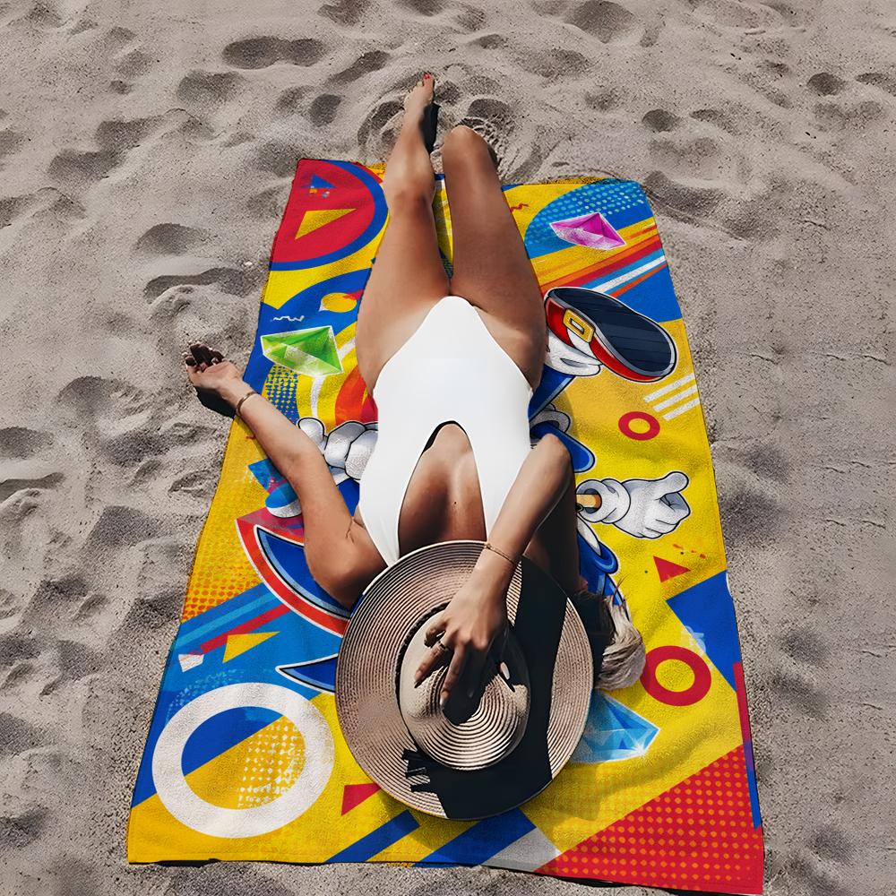 Character Sonic the Hedgehog T - Beach Towel Large 评论和价格