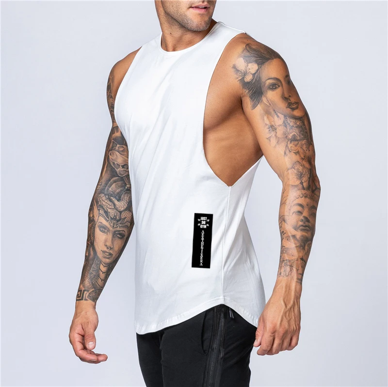 Summer Men Cotton Breathable S - Tank Top Muscle 评论和价格