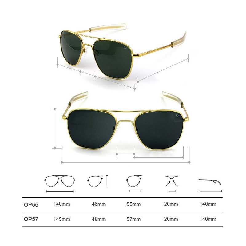 AO Sunglasses Polarized Lens M - Sunglasses Aviator Polarized 评论和价格