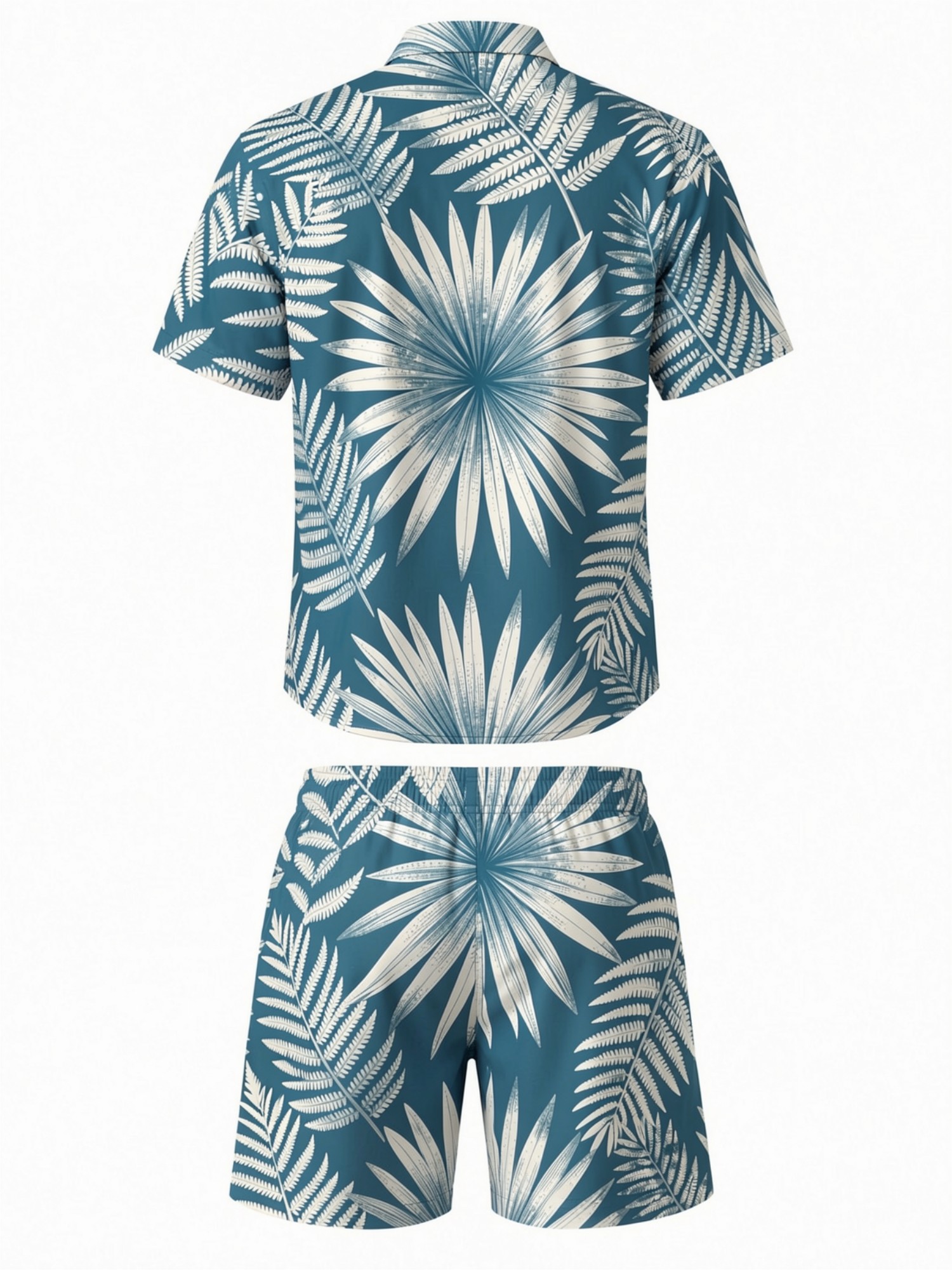 Mens Floral Short Sleeve Shirt - Resort Shirt Floral 评论和价格
