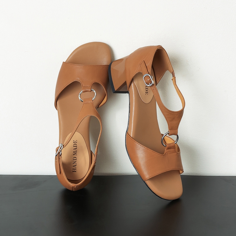 Women's new summer leather cow - Casual Sandal Leather 评论和价格