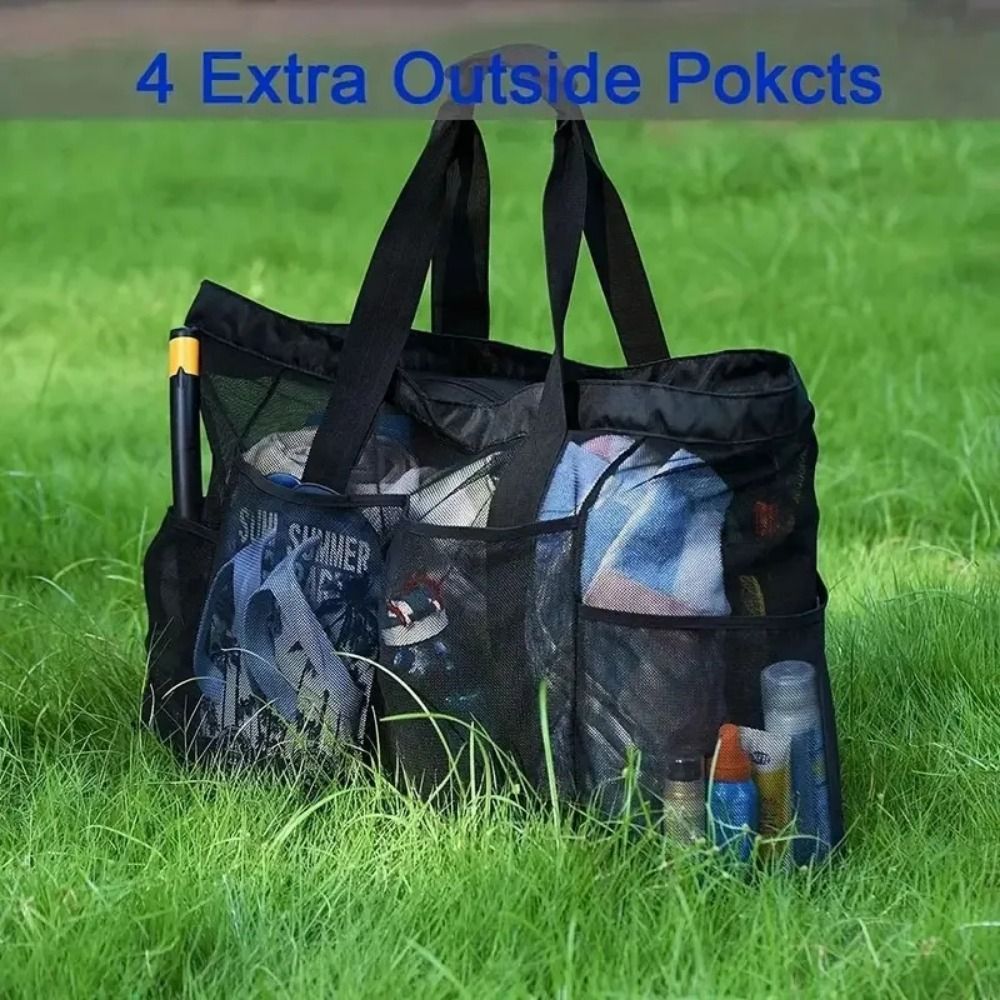 Large-Capacity Mesh Beach Hand - Beach Towel Large 评论和价格