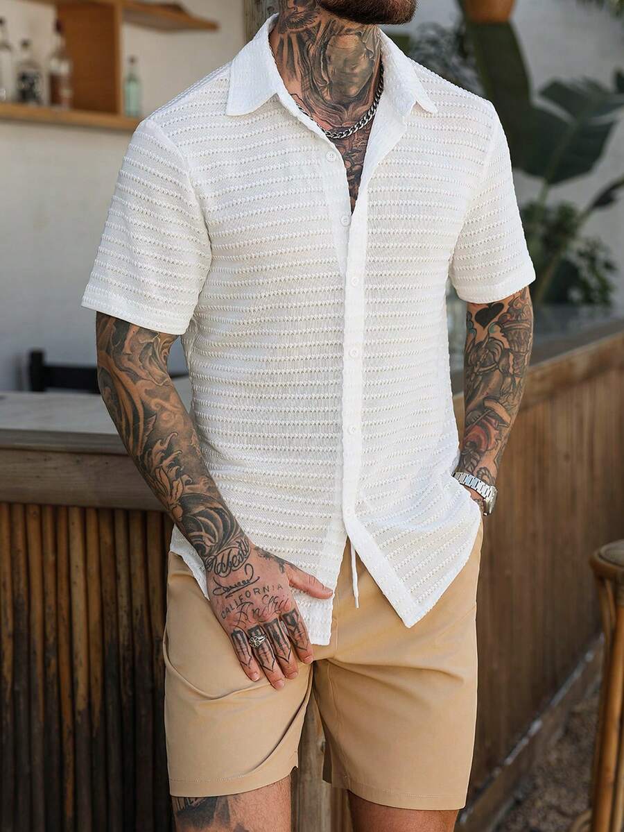 Genlund Men's Burnt Orange Sum - Resort Shirt Floral 评论和价格
