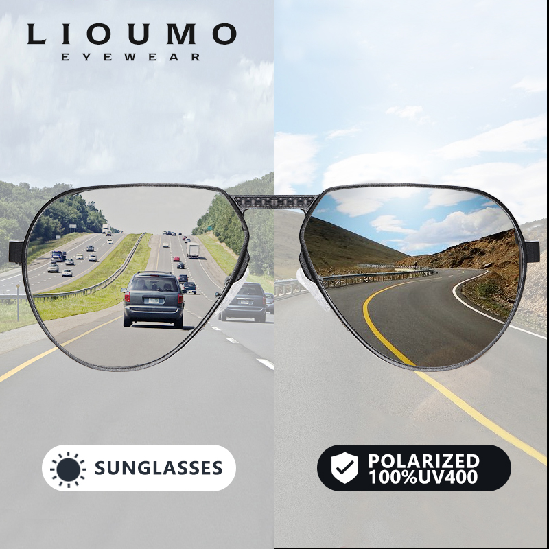 LIOUMO Aluminum Magnesium Fram - Sunglasses Aviator Polarized 评论和价格