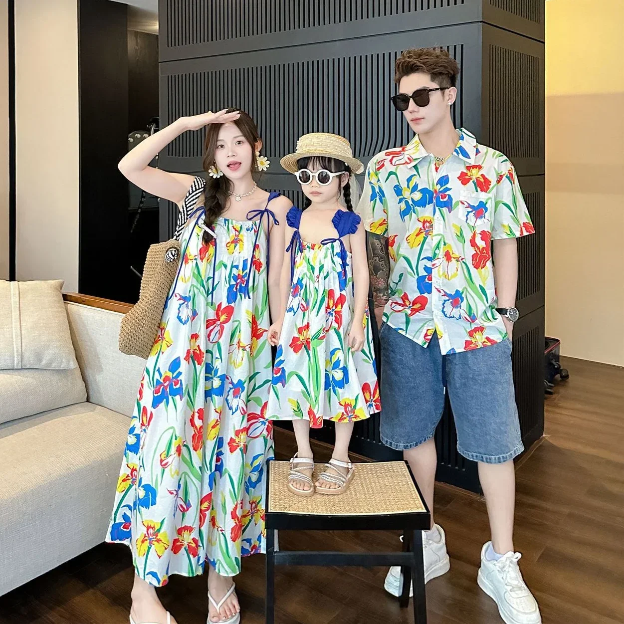 VacationClothes Korean Mommy a - Resort Shirt Floral 评论和价格
